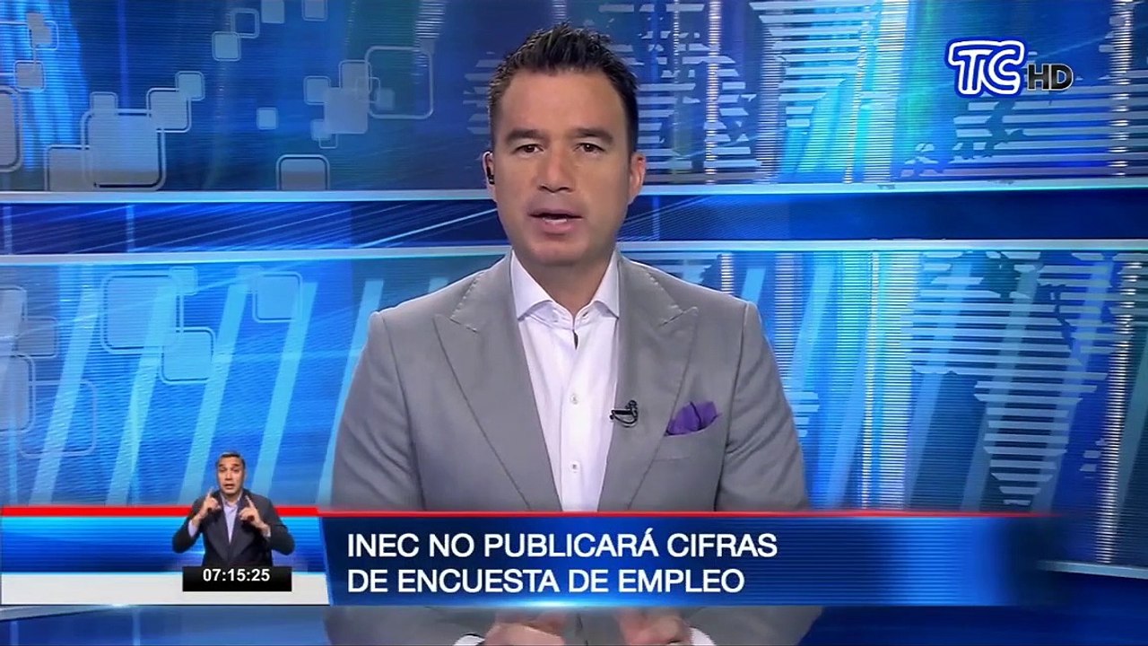 INEC no publicará encuesta nacional de empleo por emergencia sanitaria