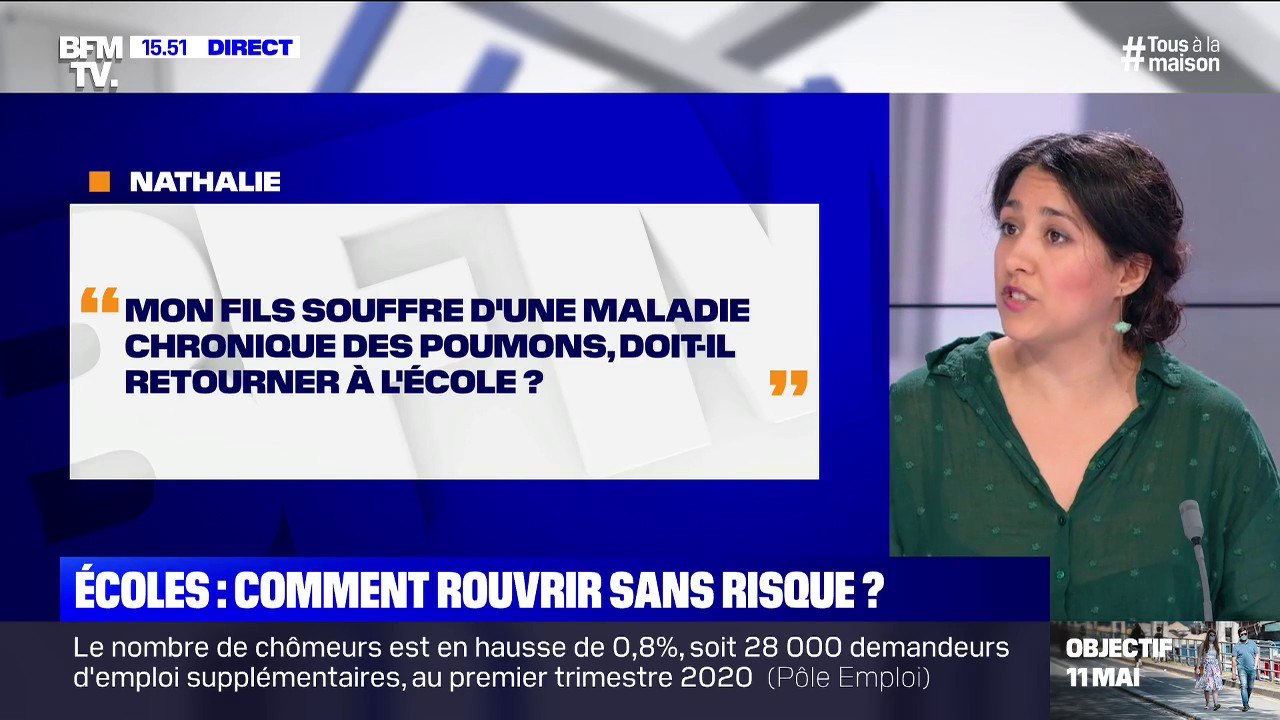 Mon fils a une maladie chronique des poumons, doit-il retourner à l'école? BFMTV répond à vos questions