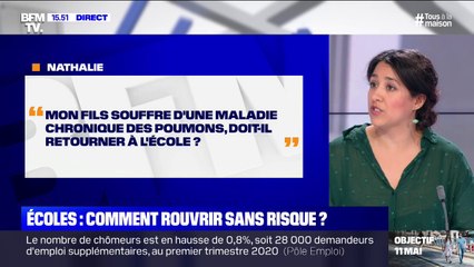 Mon fils a une maladie chronique des poumons, doit-il retourner à l'école? BFMTV répond à vos questions