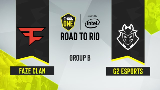 CSGO - G2 Esports vs. FaZe Clan [Dust2] Map 2 - ESL One Road to Rio - Group B - EU