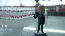 Bobblehead dolls of US disease expert Dr Anthony Fauci being made by Chinese factory