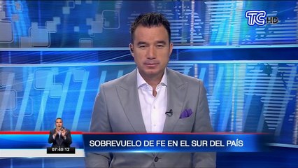 Imagen de la Virgen del Cisne sobrevoló la provincia de Loja