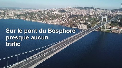 Coronavirus: images aériennes d'Istanbul vide pendant le confinement