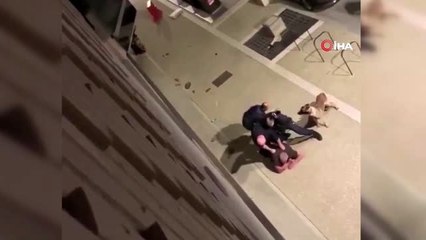 - Fransız polisi yakaladığı şahsı köpek ağızlığıyla darp etti