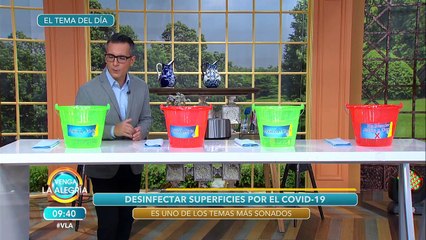 Así debes limpiar las superficies para evitar el coronavirus. | Venga La Alegría