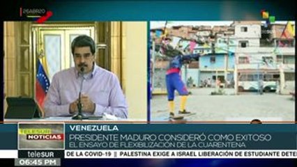 Aplaude pdte. venezolano exitosa flexibilización de confinamiento