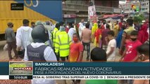 Fábricas de Bangladesh reanudan operaciones pese a pandemia