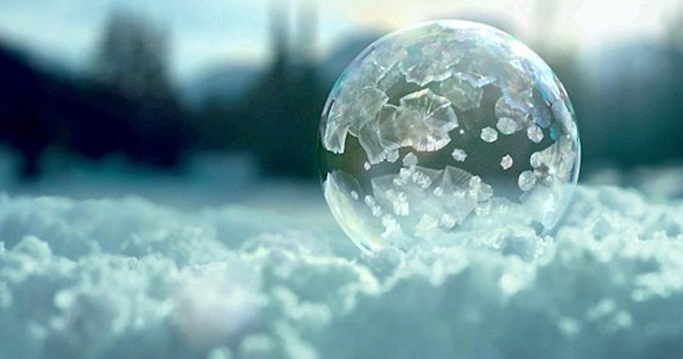 Ces bulles de savons gelées sont une pure merveille !