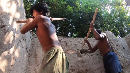 Build A 100% Secret Hidden Underground House By Primitive Skills