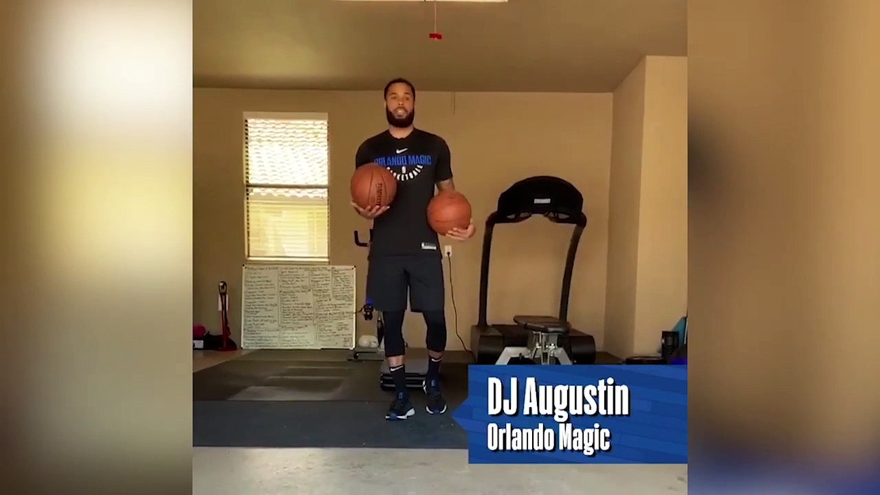 D.J. Augustin ile Top Sektirme Egzersizi | #EvdeKal