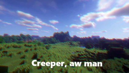 Creeper, aw man - Minecraft live wallpaper
