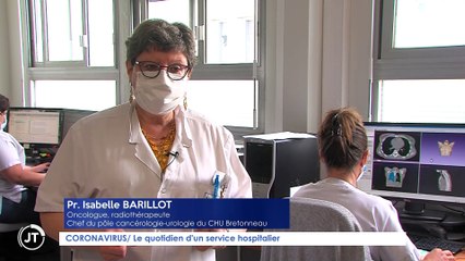 Le Journal du 27/04/2020 CORONAVIRUS/ Le quotidien du service d'oncologie du CHU de Tours