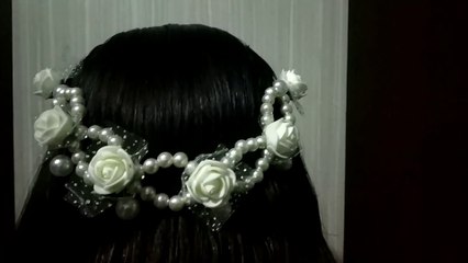 How To Make Hair Brooch At Home | Hair accessories ideas |#Preeticreationsdda