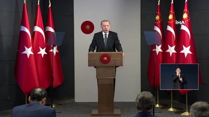 Cumhurbaşkanı Erdoğan: "Tüm dünya gibi ülkemizde de yeni bir dönemin kapıları açılacaklardır.