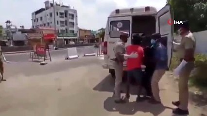 - Hint polisi yine ilginç bir ceza yöntemine başvurdu- Yasağa uymayanlar sözde koronalı hastanın...