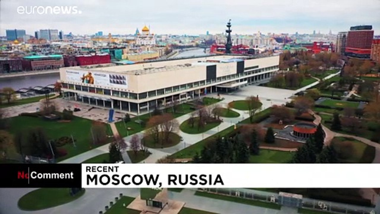 Corona-Auflagen: Moskaus Straßen sind leer