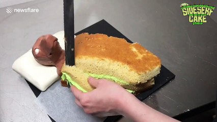 Texas baker makes weiner dog CAKE that's too cute to eat