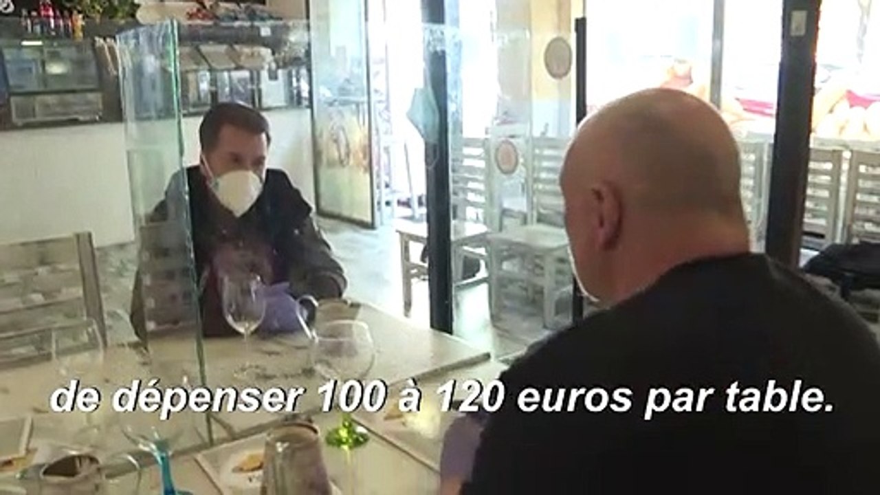 En Espagne confinée, le filon des parois de séparation dans les bars