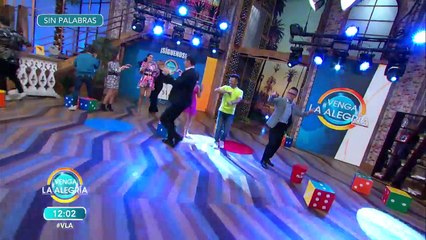 ¡El primer triunfo de la semana se decidió con el dado en el Sin Palabras! | Venga La Alegría