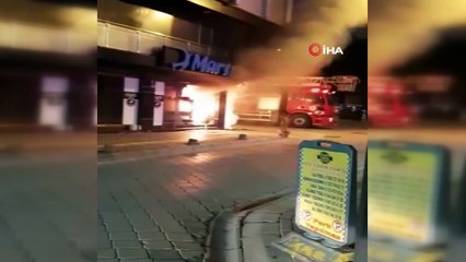 İftar vaktinde iş yeri alevlere teslim oldu