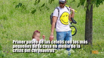 Primer paseo de los VIP con los más pequeños de la casa en medio del coronavirus