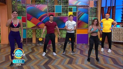 Penélope Menchaca nos hizo bailar muy sexy y sensual en la Zumba. | Venga La Alegría