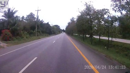 Truck Cuts Off a Car