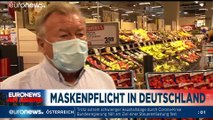 Maskenpflicht in Deutschland: Euronews am Abend vom 27.04.20