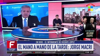 Jorge Macri: "Lo veo seguro a Alberto Fernández"