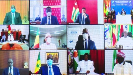 Coronavirus : Sommet extraordinaire de l'UEMOA en visioconférence.