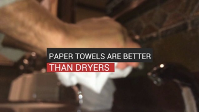 Paper Towels Are Better Than Dryers