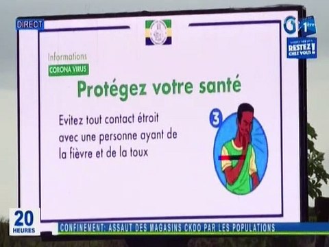 RTG / Confinement : Assaut des magasins CKDO par les populations