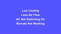 How to Clean AC ! Remote Not Working