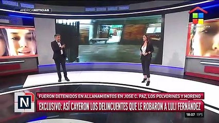 Así detuvieron a los asaltantes de Luli Fernández