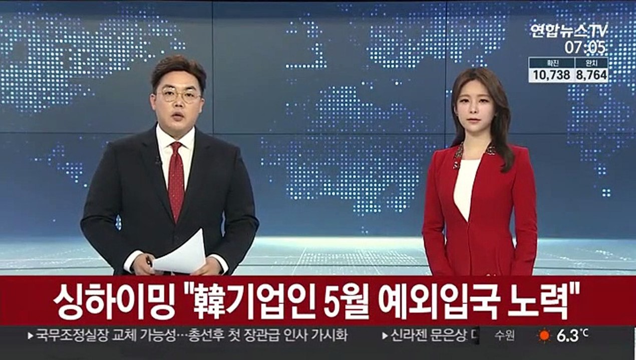 싱하이밍 "韓기업인 5월 예외입국 노력"