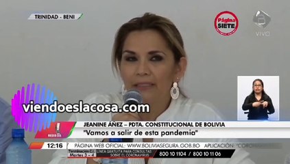 Jeanine Áñez siente impotencia al ver hangares lujosos, palacetes y museos innecesarios del gobierno de Morales