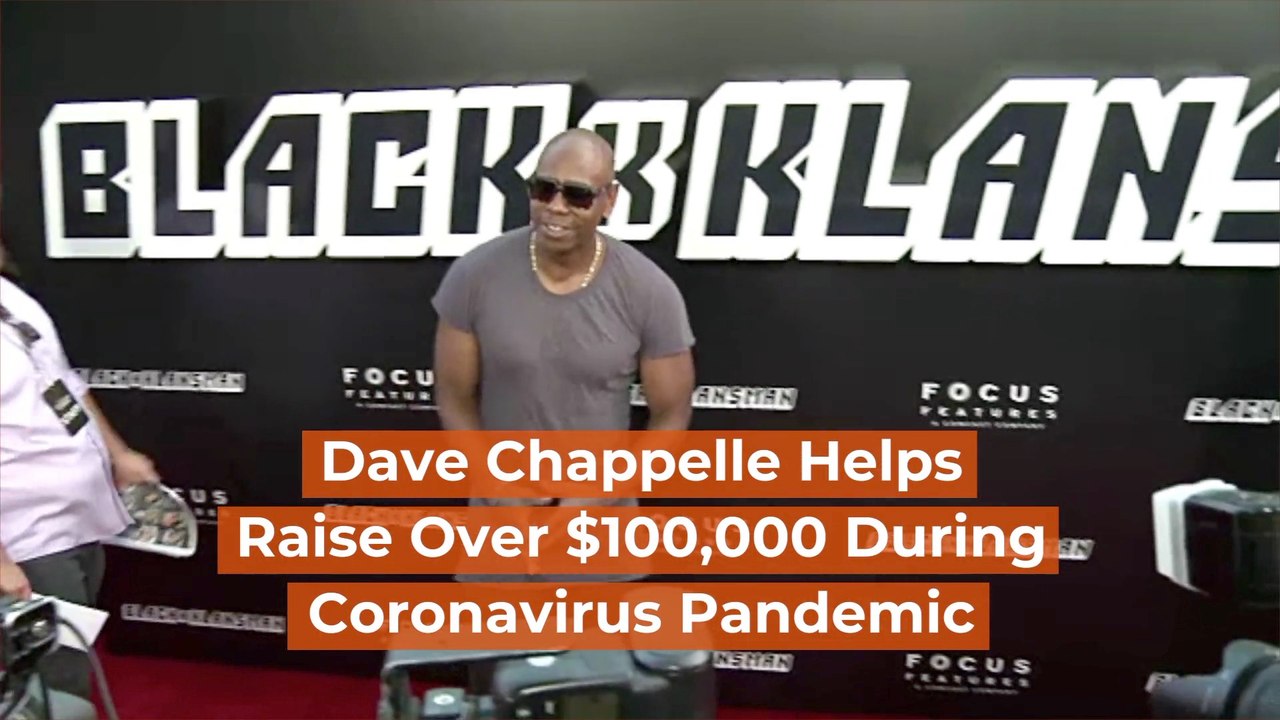 Dave Chappelle Helps During The Coronavirus Pandemic