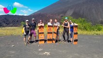 Volcán Cerro Negro, atractivo turístico para amantes de los deportes extremos