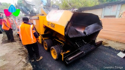 Avanza obras de construcción con calles para el pueblo en el barrio Carlos Núñez
