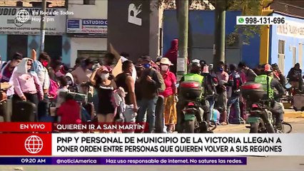 Primera Edición: PNP y personal de municipio de La Victoria pusieron orden