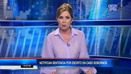 Detalles de la notificación al expresidente Correa por los ocho años de prisión por el delito de cohecho