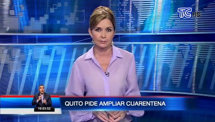 Alcalde de Quito pide ampliar la cuarentena hasta el 31 de mayo