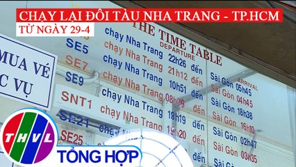 Chạy lại đôi tàu Nha Trang - TP.HCM từ ngày 29/4