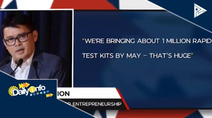 200 pribadong kumpanya, magsasagawa ng 1-M CoVID-19 tests sa kanilang empleyado