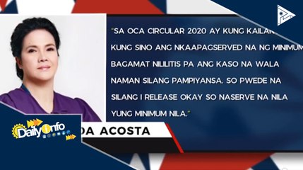 Ilang vulnerable PDLs sa Bulacan, nakalaya na