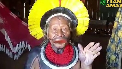 Cacique Raoni pide donaciones para indígenas de Brasil ante la COVID-19