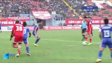 Hải Phòng FC - Than Quảng Ninh | Màn "bẻ còi" ngoạn mục khiến pháo sáng bùng cháy | NEXT SPORTS