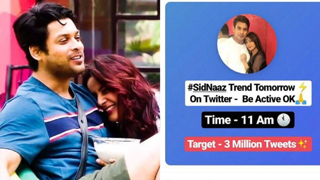 Shehnaz Gill और Siddharth Shukla Twitter पर छाने को तैयार, 11 बजे trend होगा #Sidnaaz | FilmiBeat