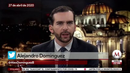 Milenio Noticias, con Alejandro Domínguez, 27 de abril de 2020