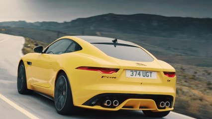 New Jaguar F-TYPE R Coupé in Sorrento Yellow Driving Video